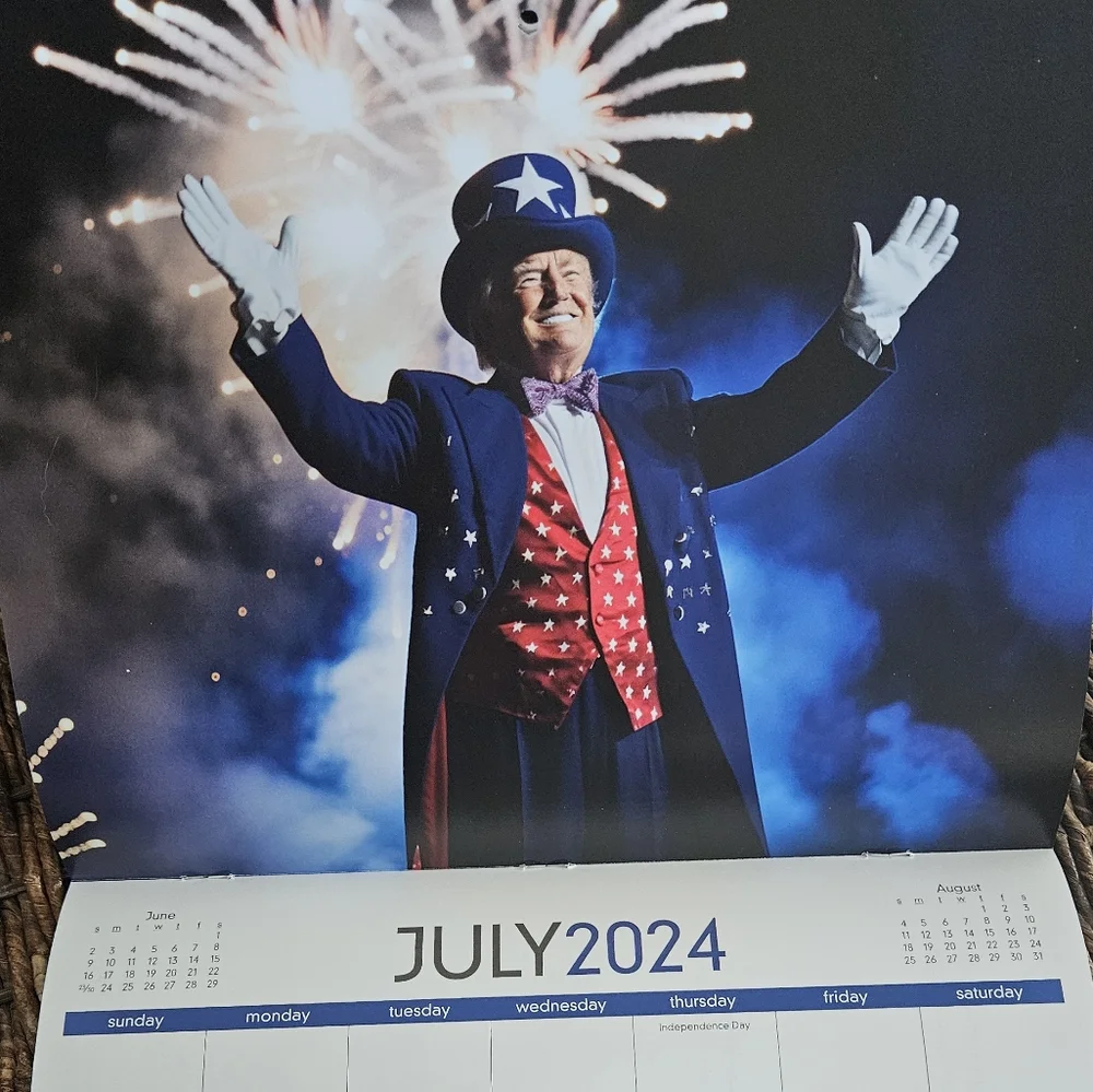 2024 Trump Calendar, What a Year!! Collectible